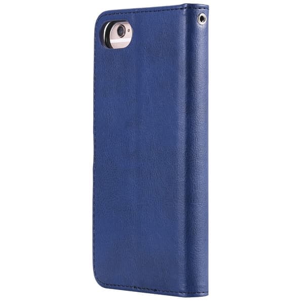 iPhone 6/7/8/SE (2020/2022) - 2-i-1 Magnetisk/Pung Etui DarkBlue M\u00f6rk Bl\u00e5