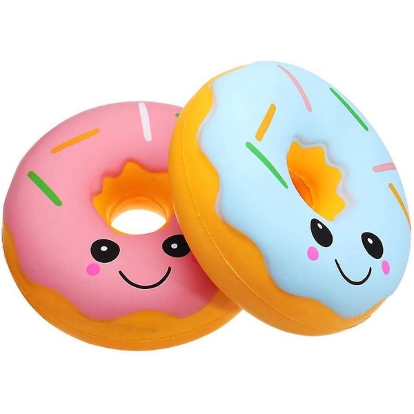 Donut Squishy Legetøj Langsomt Stigende Blødt Stress Relief Legetøj Børnefest Favors Gavekollektioner