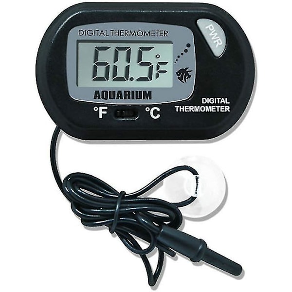 Akvarie Termometer 4 Stycken Digital Med Vattentät Sond För Akvarium Glasbehållare