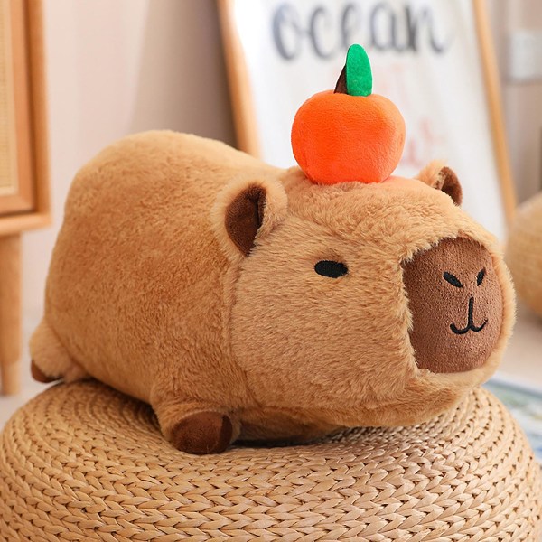 Søte Capybara plysjleker utstoppede dukker Kreative søte simuleringsutstoppede leker for barn Jenter Gavedekorasjonssamling D 20cm