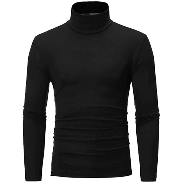 Muodikkaat T-paidat miehille, rento L Black