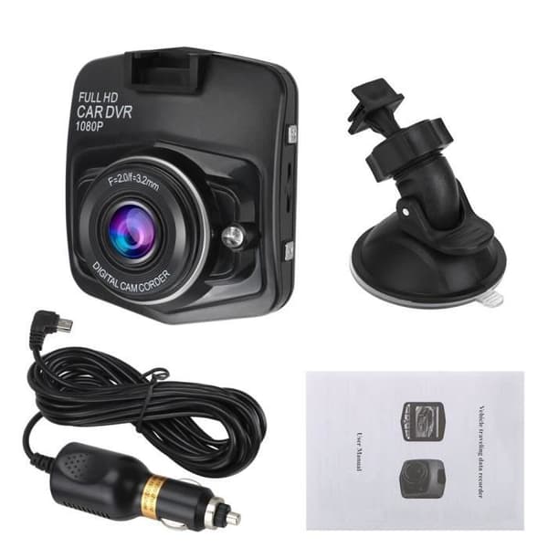 Minibil DVR-kamera, Loop-inspelning Videoinspelare, Dashcam, Mörkerseende, Full HD 1080P, G-sensor [AA18900]