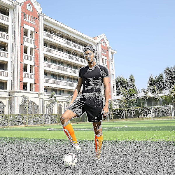 Fotboll Benskydd, skyddande benskydd Orange Medium