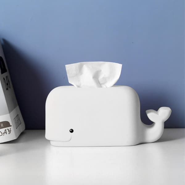Skrivbords Tissue Box Val Förvaringshållare för Kök Ice blue