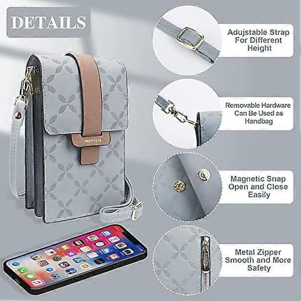 Telefonväska Present till Kvinnor Små Crossbody Väskor