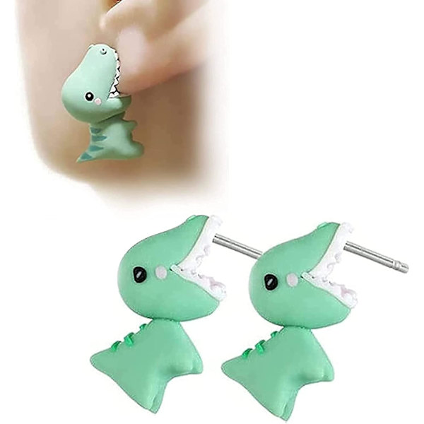 Sødt dyr bid øreringe - Dinosaur Shark øreringe