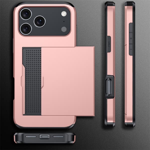 iPhone 17 Pro mobildeksel med kortholder.