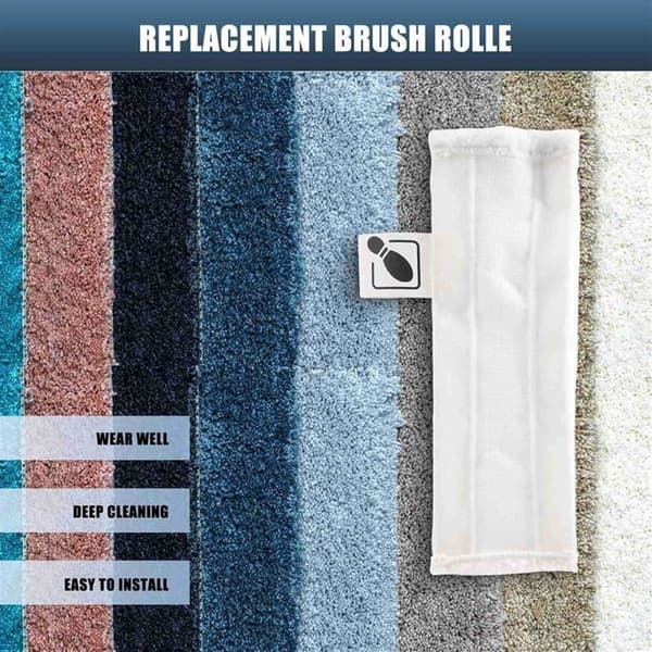 Sett med 2 mikrofiberkluter for Kärcher EasyFix + teppegliderfeste for Kärcher EasyFix SC2, SC3, SC4, SC5