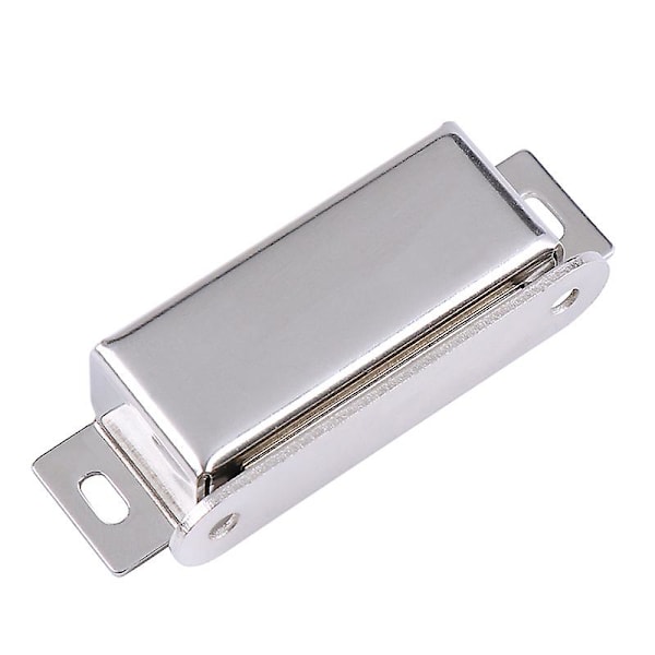 Magnetisk dørstopper - Magnetiske dørstoppere for skap, dørmagneter, medium (4 stk. - sølv)