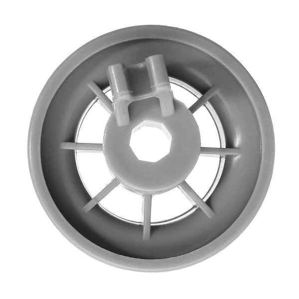 165314 Diskmaskinshjul för nedre korg, nedre korg för diskmaskin kompatibel med Bosch diskmaskin (paket med 8 delar)