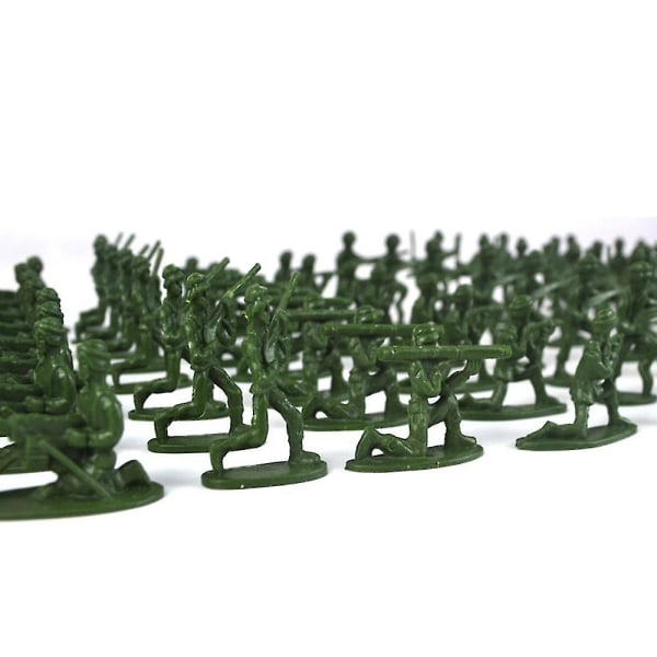 100 Stk Mini Soldiers Model Lekesett Military Army Men Action Figurer Leker