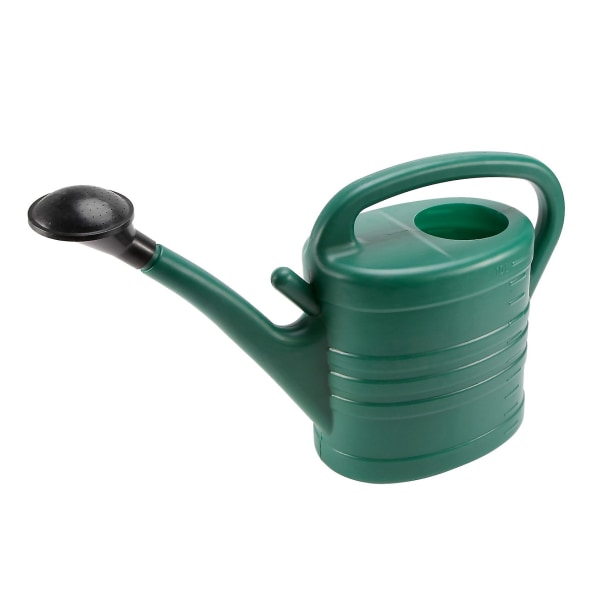Vattenkanna med grön 10 liter 2 gallon trädgård blomma vattenflaska vattenkokare med handtag L