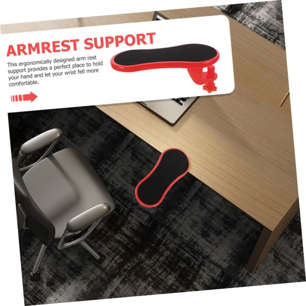 2 stk musemåtte Office PC musemåtte til bærbare musepude til håndled Albuestøtte Støttebord Håndledd Albuestøtte Mus Armstøtte Håndledsstøtte