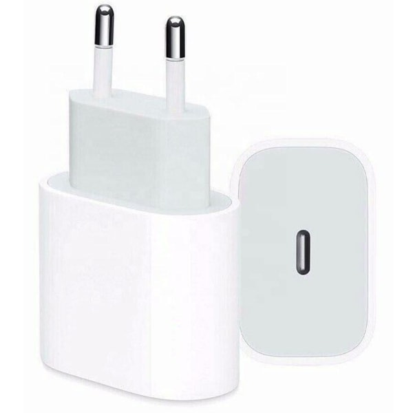 iPhone-lader for Apple 11/12/13 USB-C strømadapter 20W