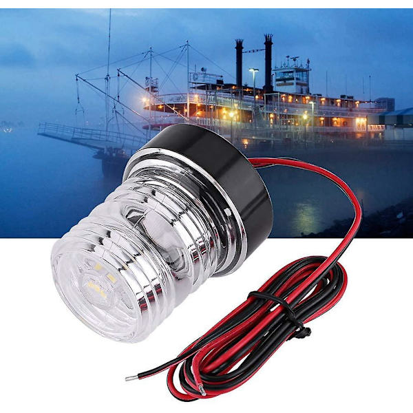 Led bådnavigeringslys 360 grader 12v marine yacht navigationsankerlampe