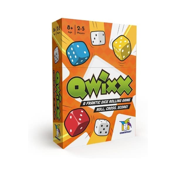 Qwixx Mixx - Scoring Block Udvidelse - Terningespil Tilføjelse med Roll and Write - 2 Nye Måder at Spille på, Alder 8+