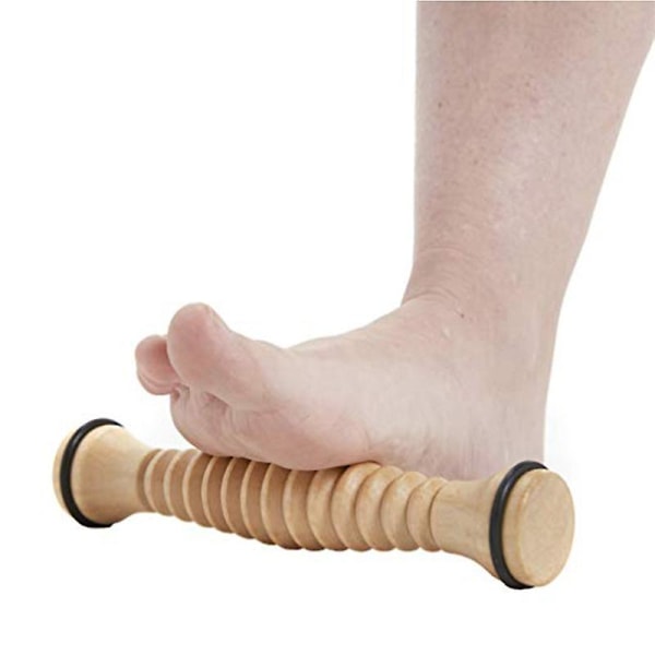 Puinen Massage Stick Foot Massager Spa Therapy -hierontatyökalu lihasten rentoutumiseen