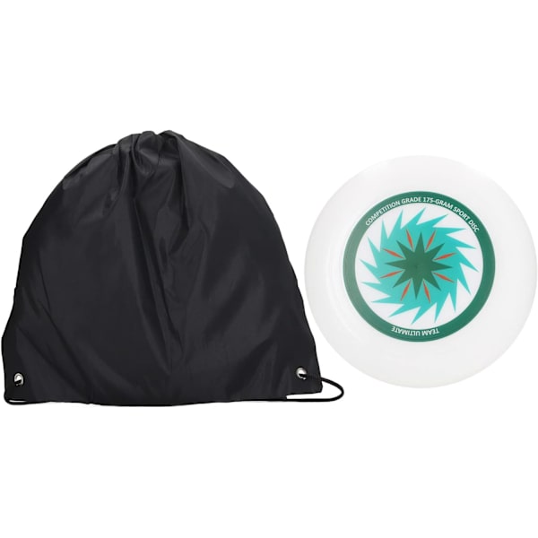Flyvende disk, sports flyvende disk bærbar blød ergonomisk til strand (grøn)