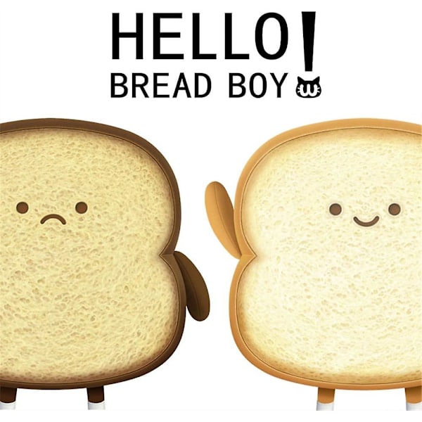 Toastbröd Kudde Rolig Mat Plysch Leksak Kuddar Små Söta Stoppade Plysch Toast Soffa Kudde (Toastbröd, Gyllene)