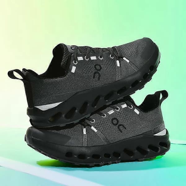 Nye løbesko til mænd Komfortable åndbare mesh-sneakers Mode afslappede sko til mænd Lette udendørs mesh-sko sneakers green 44
