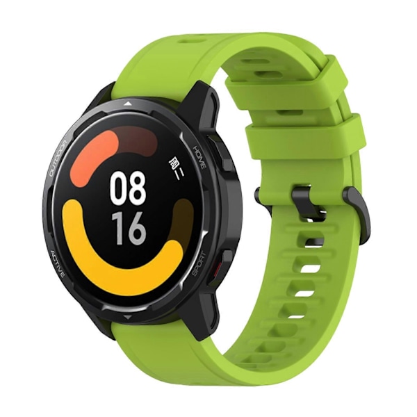 Silikonarmband för Xiaomi Watch S1 Active / Watch Color 2 Lime Green