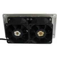 12V autocamper trailer sideudstødningsventilator, autocamper ventilator, autocamper modificerede dele, hvid