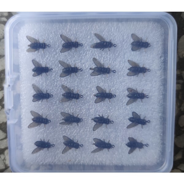2024 oppgradert fiskeagn, fluer for fluefiske, reke-smaksatt fiskeagn, fluekrok mykt agn tilsett fiskeagn fiskeutstyr S S
