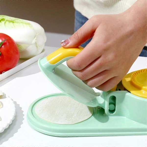 Manuell Deigpresse Dumpling Wrappers Press, Dumplingformsett Bolleform Dumplingpresse Easy-Tool