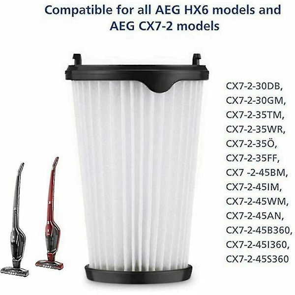 12 st Hepa-filter Kompatibel med Aeg Aef150 Cx7-2 Kompatibel med Electrolux Eer73db-a