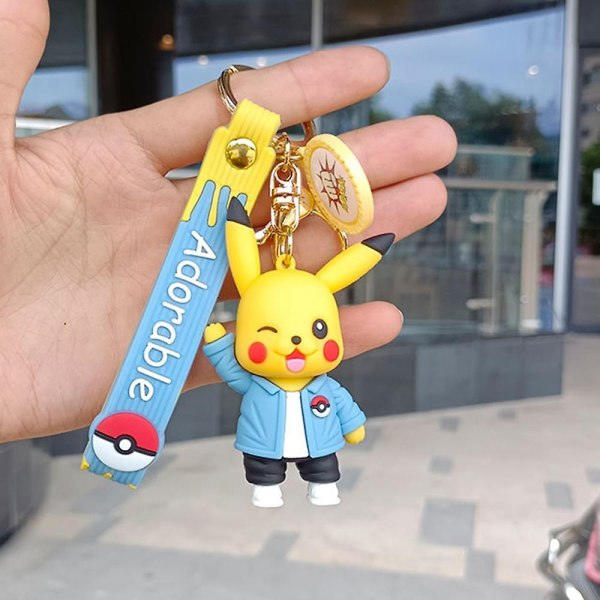 Muodi Sarjakuva Avainnauha Anime Hahmo Riippuva Malli Nukke Lapset Lelu Lahjat - Pikachu
