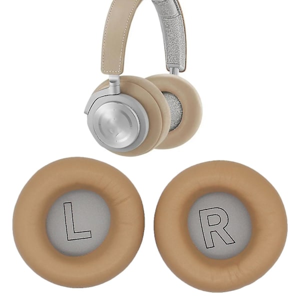 Ersättning för Beoplay H9 H9i H7 kuddar i fårskinn läder öronkuddar Brown