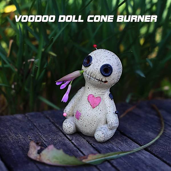 Dhrs Voodoo-docka Konrökelsebrännare, Rök Kommer Ut Ur Ögonen Och Mungiporna, Voodoo