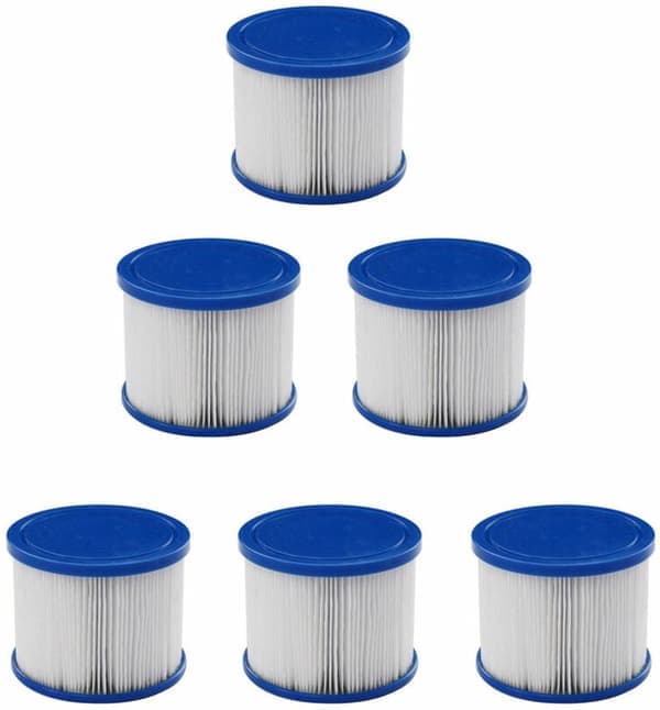 Kompatibel med AREBOS filterpatroner til spabade og boblebade (6 stk.)_yu