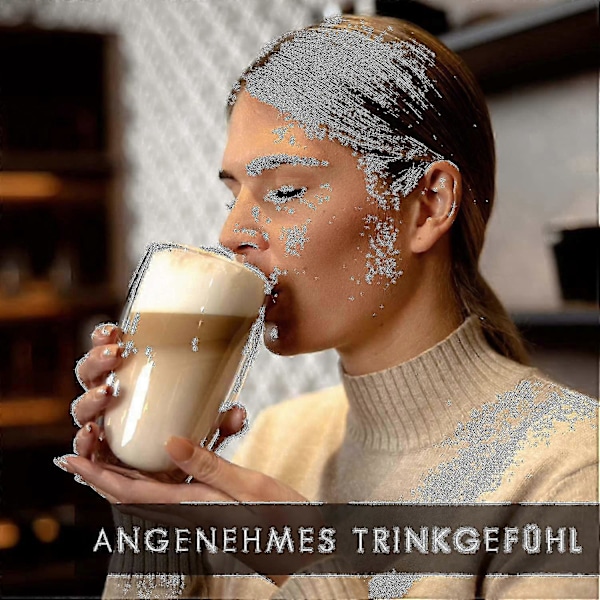 Design Latte Macchiato Glas (4 X 450ml) - Dobbeltvæggede Glas Lavet Af Borosilikatglas