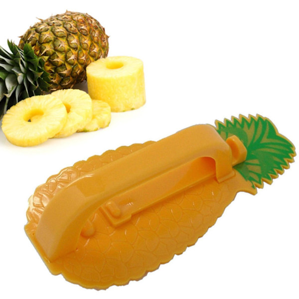 Ananas Slicer Lätt att Rengöra Skarp Bärbar Söt Form Lätt Vikt Ta Bort Ananas Kärna Rostfritt Justerbar Innovativ Ananas Skalare För Kitche