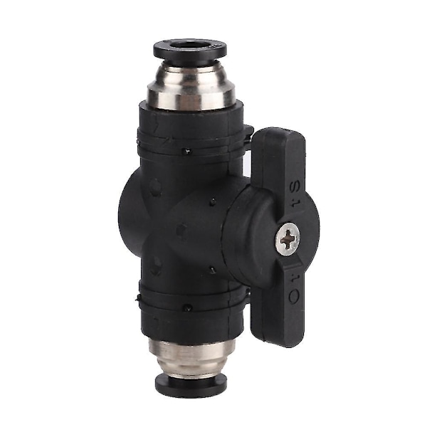 2-vejs akvarieluftstrømskontrol CO2-regulator manuel tænd/sluk-ventil til 6 mm rør