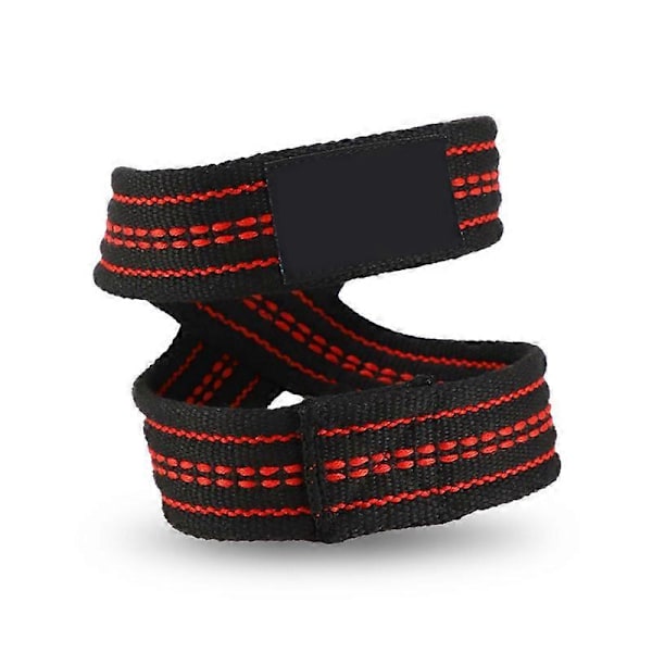 2 st Figur 8 Tyngdlyftningsremmar Marklyft Handledsrem Pull-ups Handledsstöd Gym Träning M