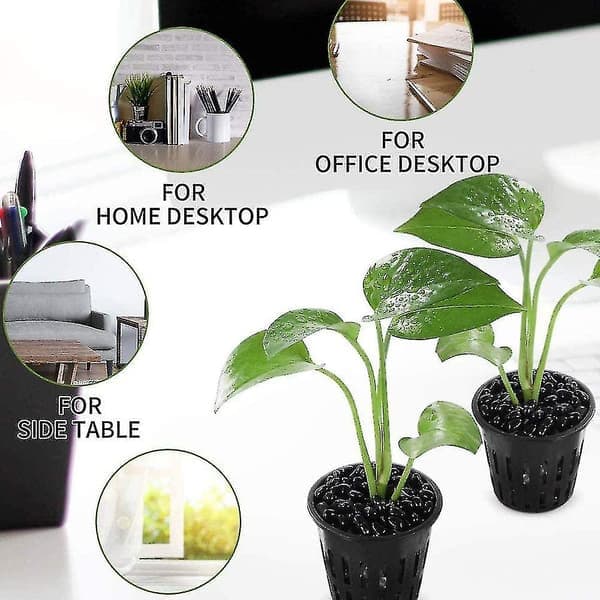Net Pot, Hydroponiske Plantenetpotter, Blomsterpotte Plastnetpotte