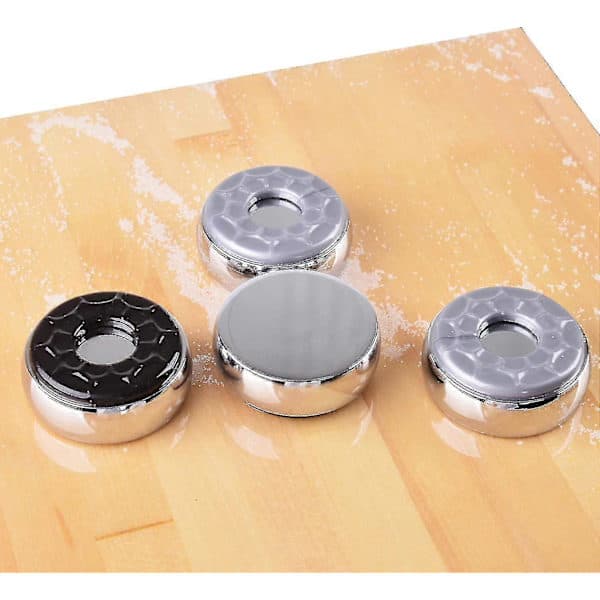 Shuffleboard-puckar 2-1/8 \" (53 mm), set om 8 (grå och svart)