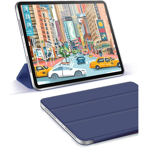 Skyddande Fodral för iPad Pro 12.9 tum med Pennhållare BLUE