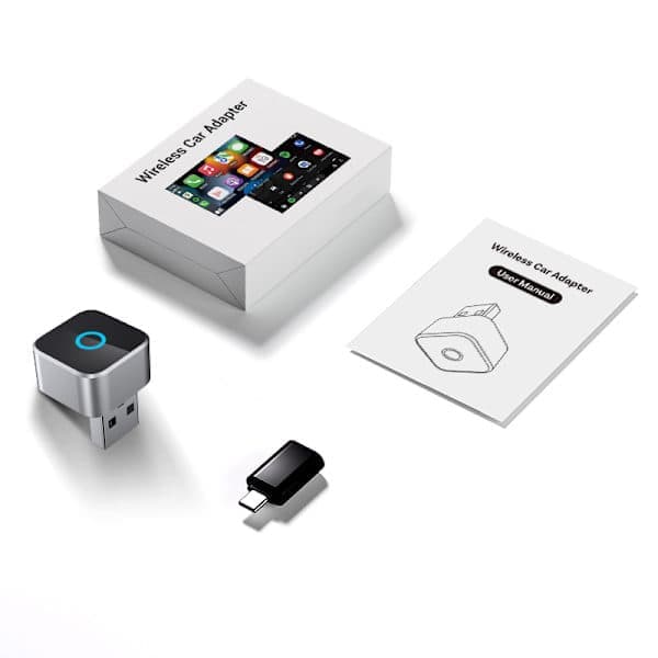 Ottocast Mini Cube trådløs CarPlay-adapter Android Auto bilkoblingsboks CP88-M