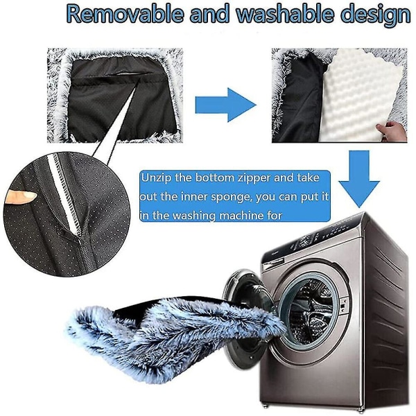 30*40cm Vaskbar Memory Foam Dyre Senge Aftageligt Betræk Vandtæt Madrass Hunde Seng