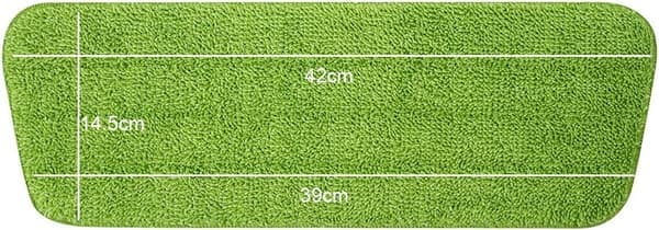 6 stk. moppehoveder (grøn) erstatningspuder, mikrofiber spraymoppe til spraymopper
