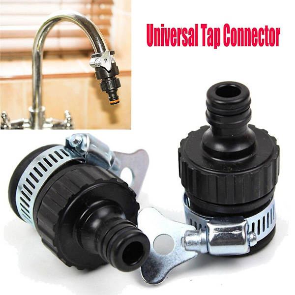Universal kranadapter, kobling for kjøkkenhage, slangekobling, messing, vannsparende kranadapter