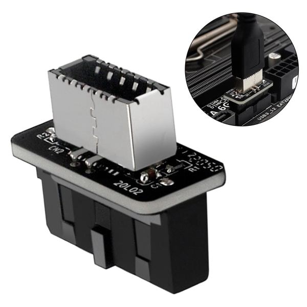 Usb 3.0 intern header til Usb 3.1/3.2 Type C front Type E adapter konverter A