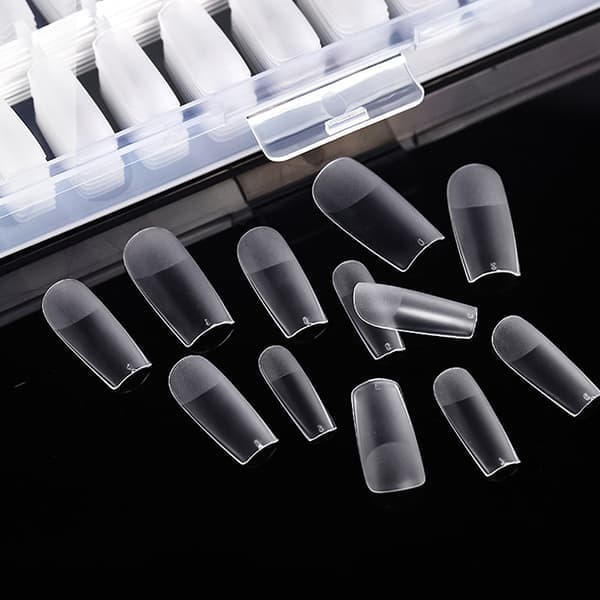 240 st Gel X Nageltippar Press-on Förlängning Akryl Hel täckning 4
