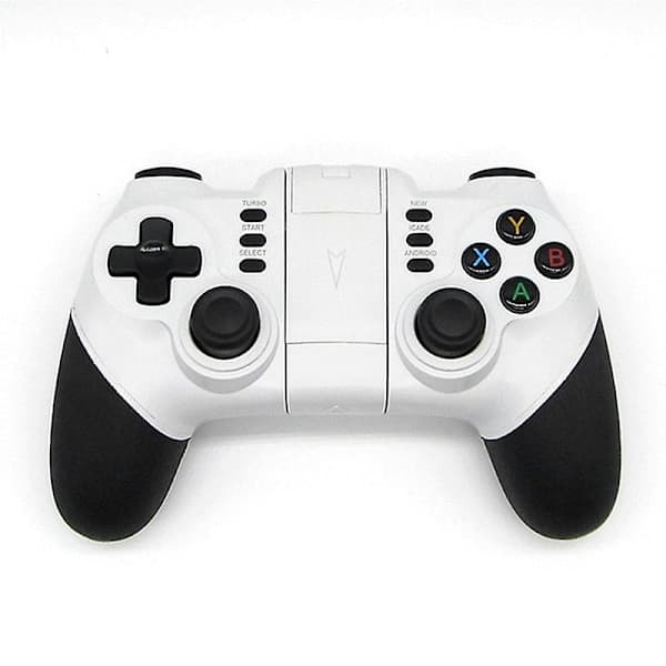 Trådløs Bluetooth-spilcontroller Kompatibel med Iphone Android-telefon Tablet PC-spilcontroller Joystick Gamepad Joypad-gaver White