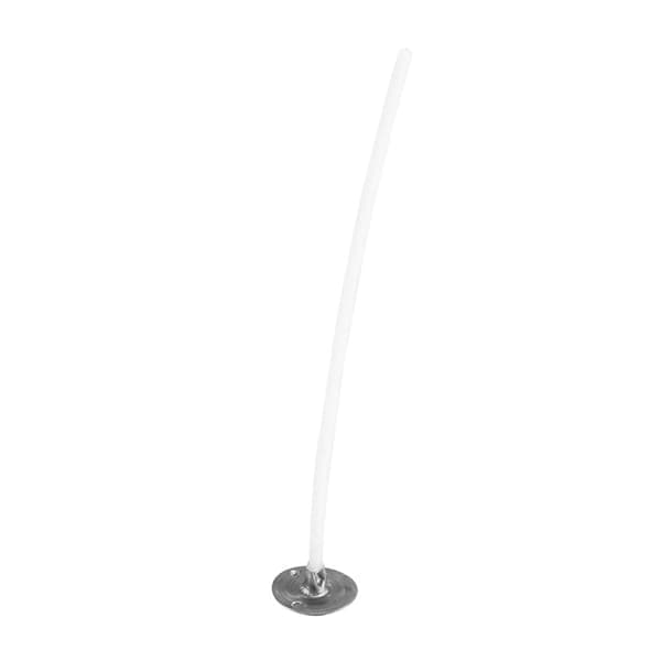 Voksede stearinlysveker (20 cm) 100 stk Hvit
