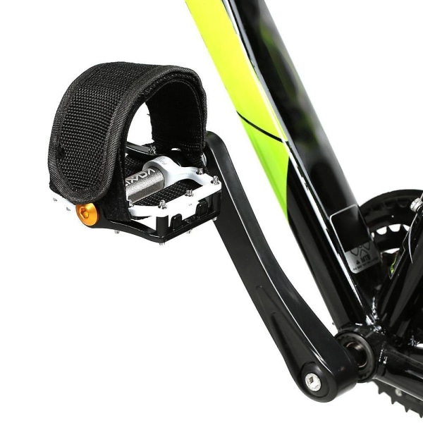 Fast gear Fixie Bike Sykkel Anti-Doble selvklebende stropper Pedal Toe Clip Strap Belte Svart