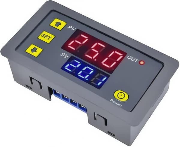 12V Tidsrelä 12 Volt Timerrelä Utomhus 10A Digitalt Frånslagsrelä Justerbar Gåva